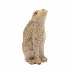 Moon Gazing Hare Woodcarving - Mini-Siesta Crafts