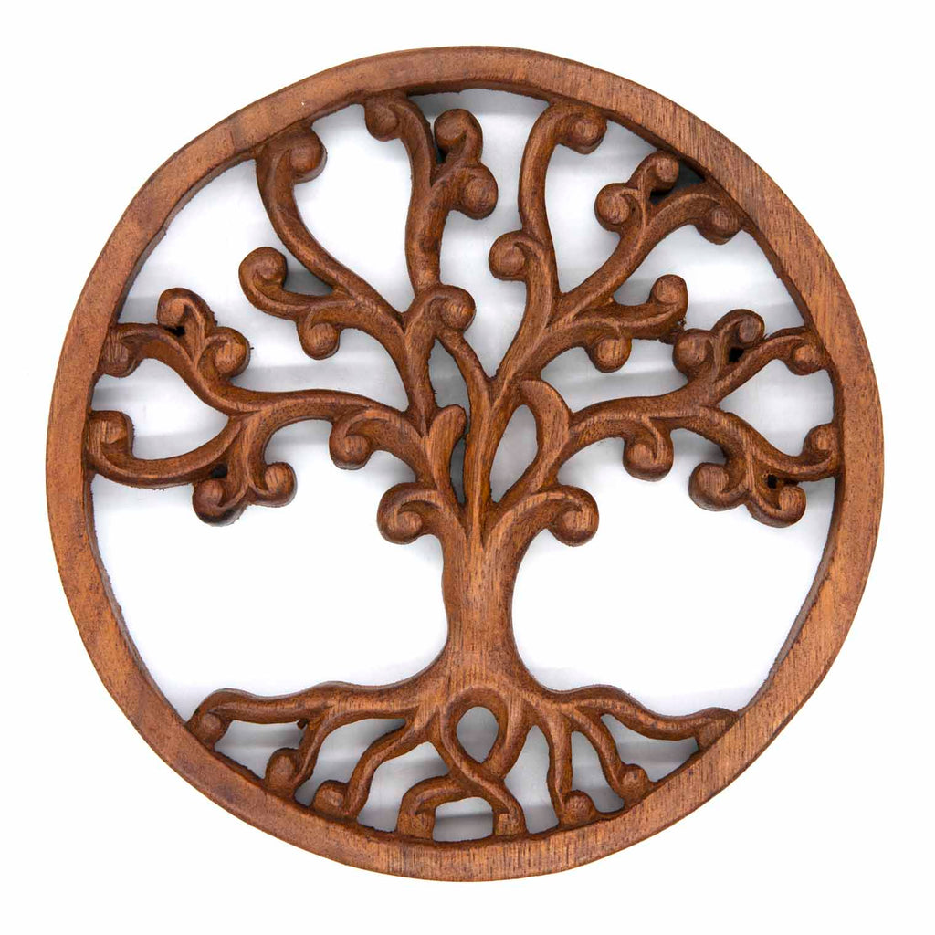 Curly Tree of Life Plaque-Siesta Crafts