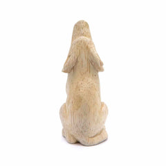 Mini Howling Wolf Woodcarving-Siesta Crafts