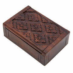 Carved Playing Card Box-Siesta Crafts