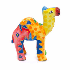 Psychedelic Camel Woodcarving-Siesta Crafts