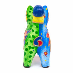 Psychedelic Cat Woodcarving-Siesta Crafts