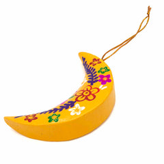Painted Moon Hanging Decoration-Siesta Crafts