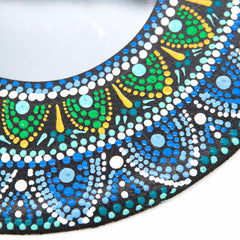 Dot Painted Mirror-Siesta Crafts