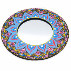 Dot Painted Mirror-Siesta Crafts