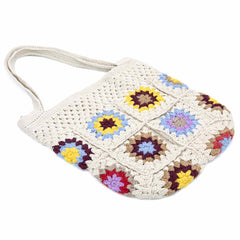 Crochet Granny Square Shopper Bag-Siesta Crafts