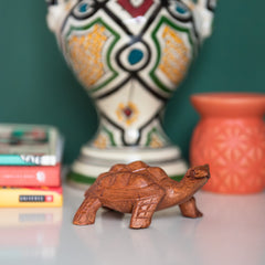 Hand Carved Tortoise-Siesta Crafts