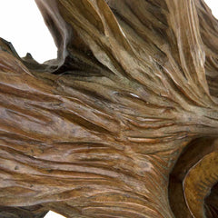 Carved Lion Head In Roots-Siesta Crafts