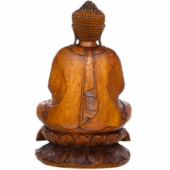 Carved Sitting Buddha 80cm-Siesta Crafts