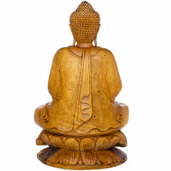 Carved Sitting Buddha 80cm-Siesta Crafts