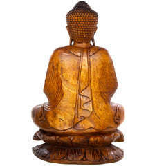 Carved Sitting Buddha 80cm-Siesta Crafts