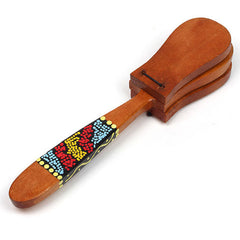 Painted Castanet Rattle-Siesta Crafts