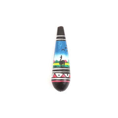 Blue Desert Scene Tear Drop Bead-Siesta Crafts