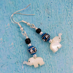 Elephant Earrings-Siesta Crafts