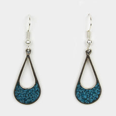 Grande Double Tear Earrings-Siesta Crafts