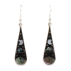 Stellar Large Teardrop Earrings-Siesta Crafts