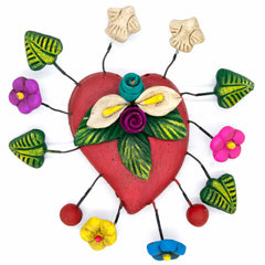Heart with Flowers and Doves-Siesta Crafts