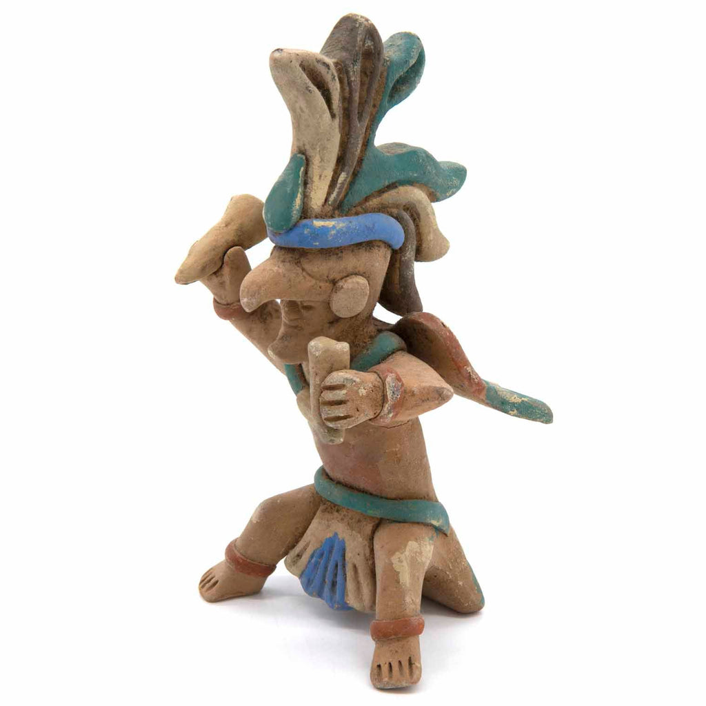 Aztec Eagle Warrior Statue-Siesta Crafts