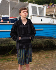 Nepalese Stripe Board Shorts-Siesta Crafts
