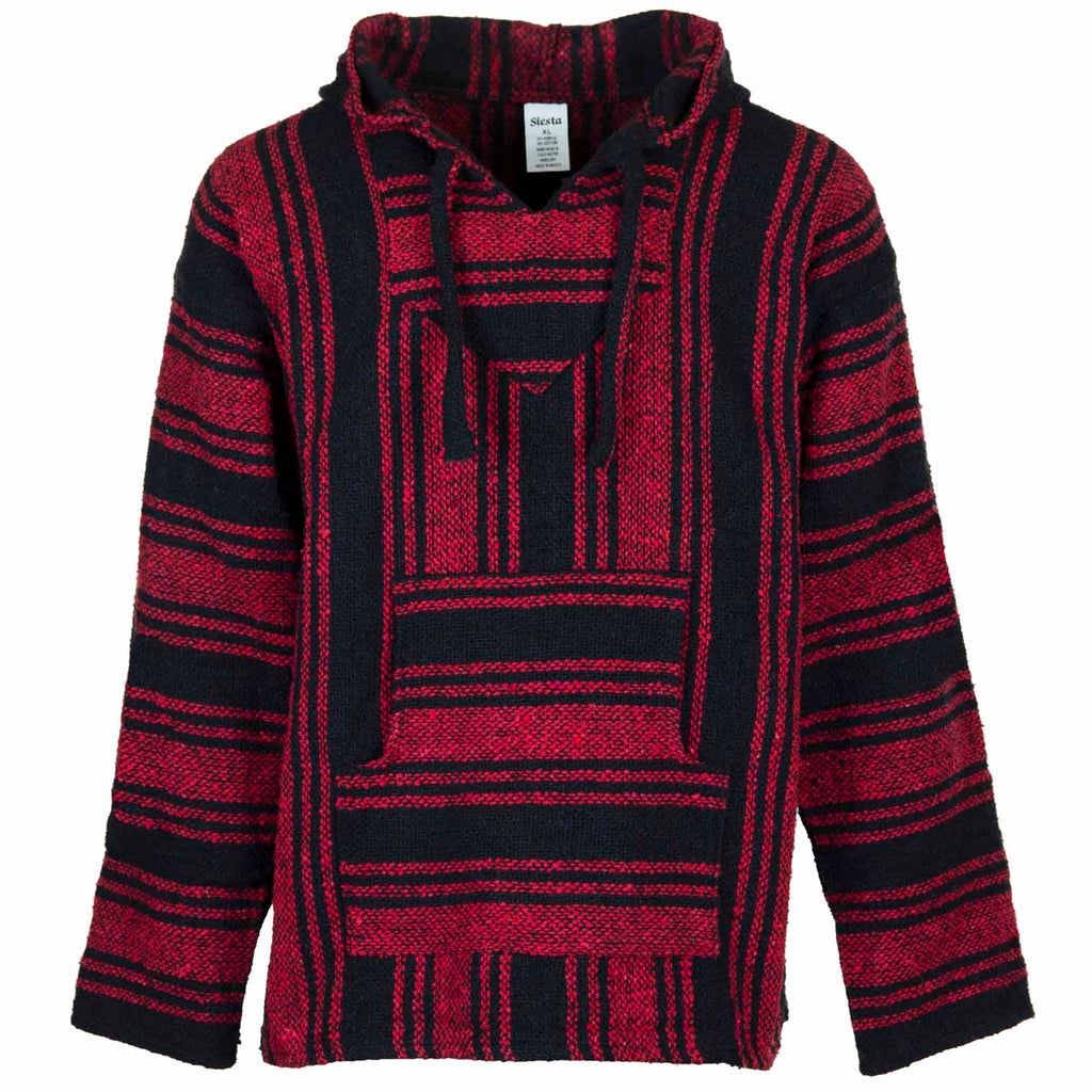 Baja Top - Red and Black-Siesta Crafts