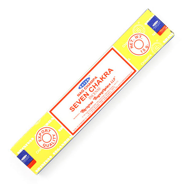 Satya Seven Chakra Incense-Siesta Crafts