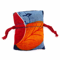 Mini Recycled Sari Jewellery Pouch-Siesta Crafts