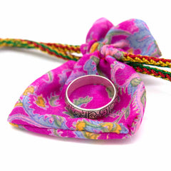 Mini Recycled Sari Jewellery Pouch-Siesta Crafts