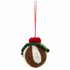 Pudding Felt Christmas Decoration-Siesta Crafts
