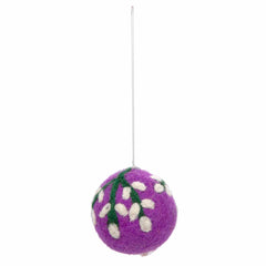 Tree Bauble Felt Hanging Decoration-Siesta Crafts
