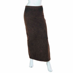 Aari Embroidered Maxi Skirt-Siesta Crafts
