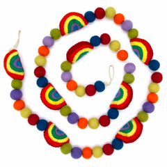 String of Felt Rainbows-Siesta Crafts