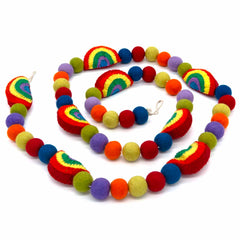 String of Felt Rainbows-Siesta Crafts