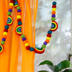 String of Felt Rainbows-Siesta Crafts