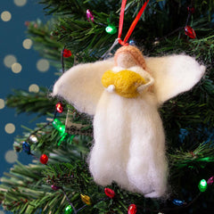 Fuzzy Fairy Godmother Felt Hanging-Siesta Crafts