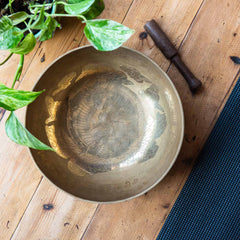 Special Etched Buddha Singing Bowl No. 6-Siesta Crafts