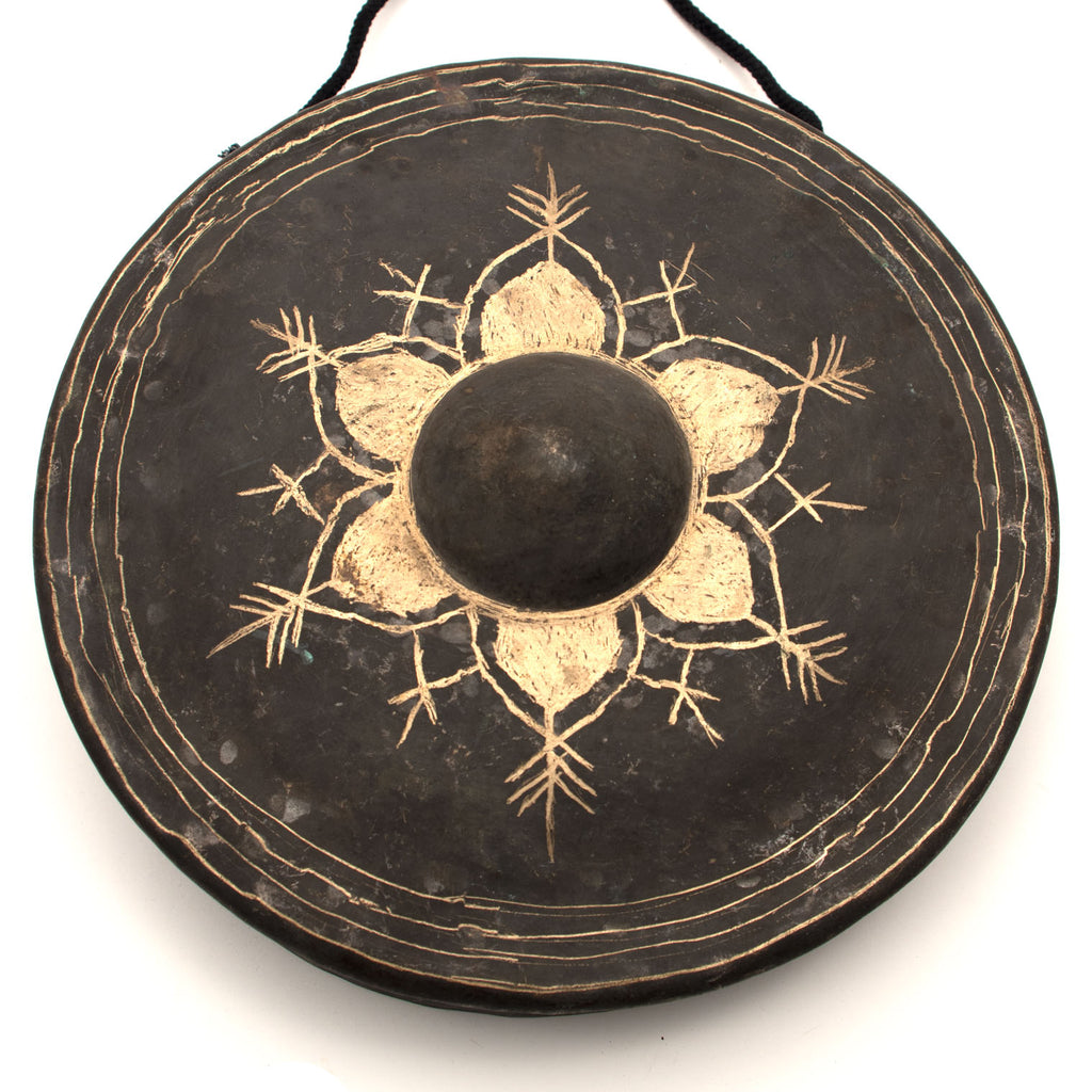 Burmese Style Black Gong No.30-Siesta Crafts