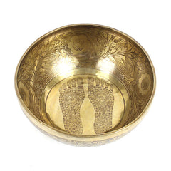 Buddha Footprint Artisan Bowl no.143-Siesta Crafts