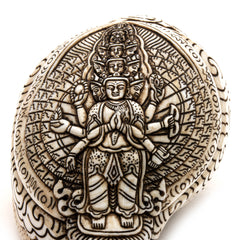 Etched Conch Shell - Avalokiteswora-Siesta Crafts