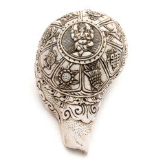 Etched Conch Shell - Ganesh-Siesta Crafts