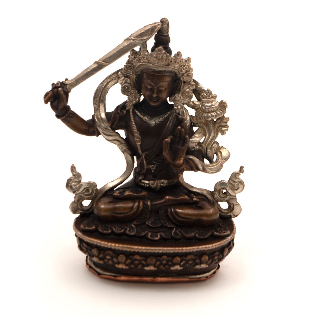 Copper Manjushri Statue-Siesta Crafts