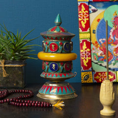 Special Standing Prayer Wheel No.324-Siesta Crafts