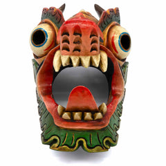 Hand-Carved Nepalese Dragon Mask-Siesta Crafts