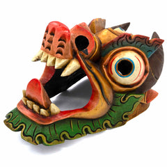 Hand-Carved Nepalese Dragon Mask-Siesta Crafts