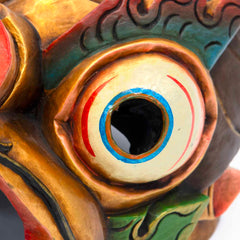 Hand-Carved Nepalese Dragon Mask-Siesta Crafts