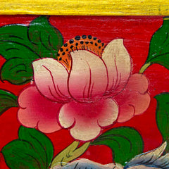 Tibetan Style Single Drawer Wooden Side Unit No.440-Siesta Crafts