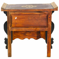Tibetan Style Single Drawer Wooden Side Unit No.440-Siesta Crafts