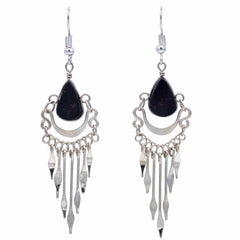 Metal Drop Earrings-Siesta Crafts