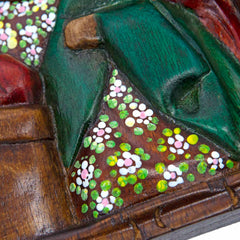 Cedar Wood Carving No.12-Siesta Crafts