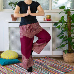 High Rise Mandala Trousers-Siesta Crafts