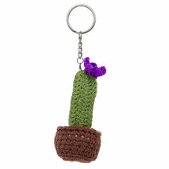 Cactus Crochet Keyring - Large-Siesta Crafts